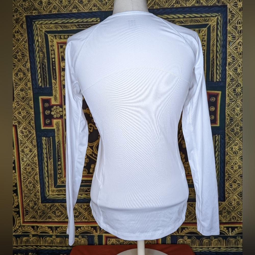 Title Nine White Half Zip Long Sleeve Size XS - Picture 4 of 7